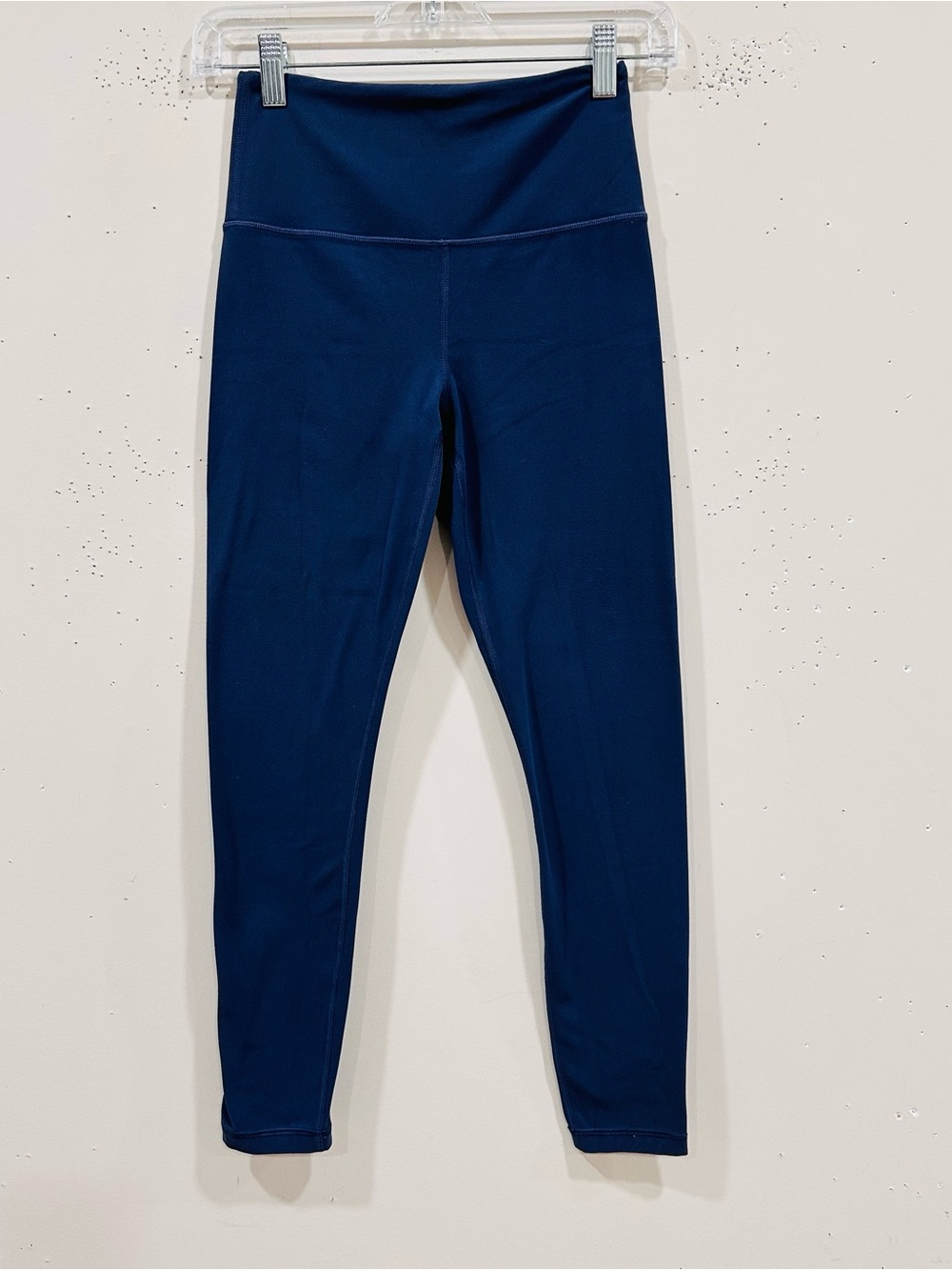 Athleta High Rise 7/8 Cropped Leggings Navy Blue Women's Size XS
